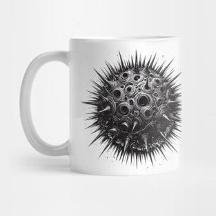 Black Spore Planet Mug